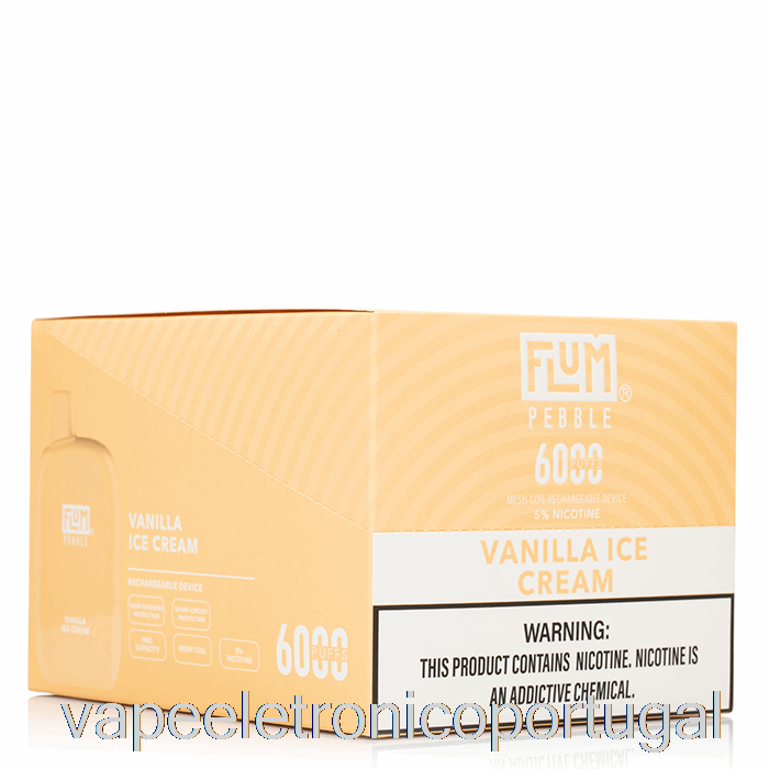 Vape Eletrônico [pacote Com 10] Flum Seixo 6000 Descartável
